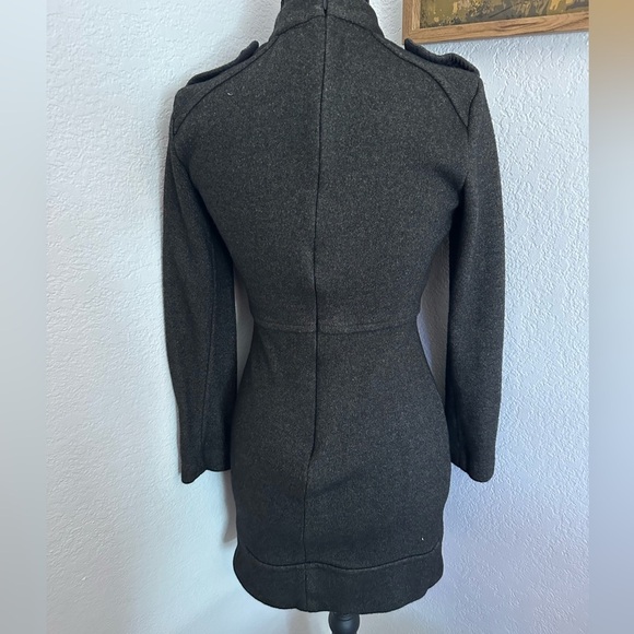 Zara Olive Long Sleeve Dress - Picture 4 of 7